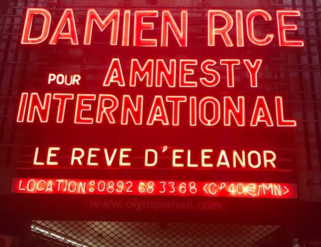 Damien Rice Tour ©Art For Human Rights